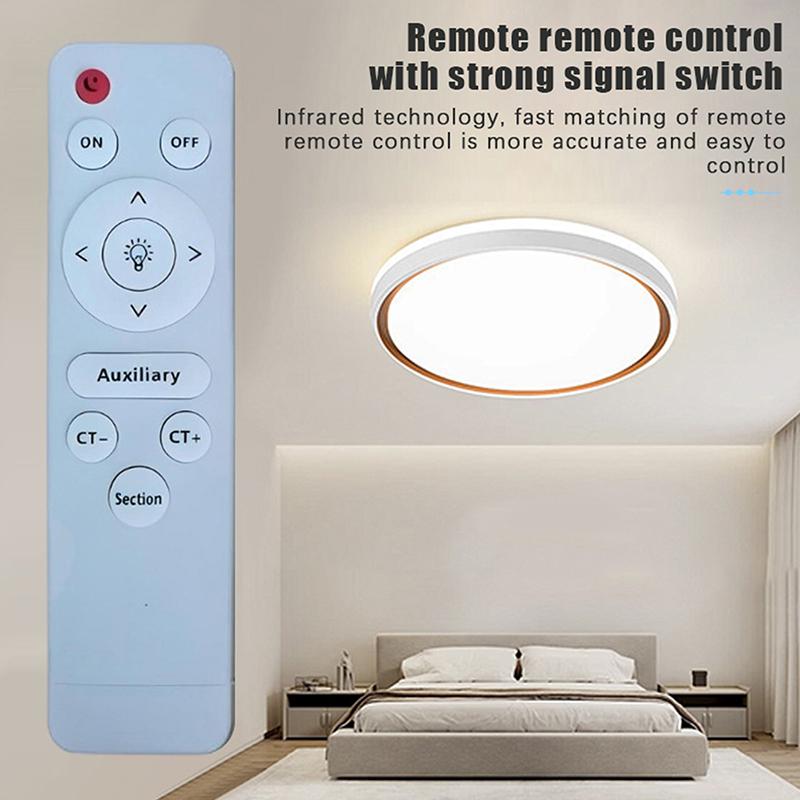 Infrared Remote Control Stepless Dimmer Led Fan Lamp Living Ceiling Room For Light Ceiling Light Floodlight Remote Control