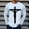 Halloween 3D Digital Printed Men's Casual Base Shirt PLUS SIZE T-Shirts (men’s)