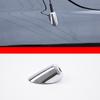 ABS Silver For Toyota Tundra 2014- Interior Modified Car Center Control Decorative Strip Sticker Car Accessories