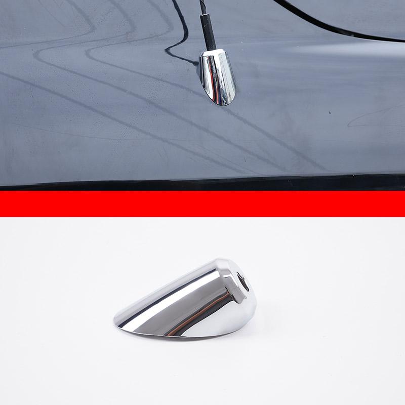 ABS Silver For Toyota Tundra 2014- Interior Modified Car Center Control Decorative Strip Sticker Car Accessories
