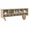 Wall Mounted Nightstand Sonoma Oak 100 X 16 X 26 Cm
