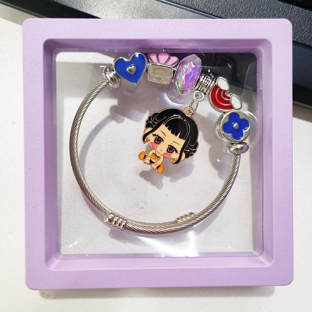 Cartoon Anime Bracelet Kpop Demon Hunters Cute High-Value Exquisite Bangle Gift for Children's Day Boys and Girls Kids Fans