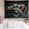 New York Jets Logo Tapestry for Bedroom Aesthetic Classroom Tapestries Wall Hanging for Living Room Dorm Office,Ideal Creative Gift