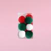 Macaron Plush Cat Toy Ball - Silent, Elastic, Self-Entertainment Teasing Toy for Pets