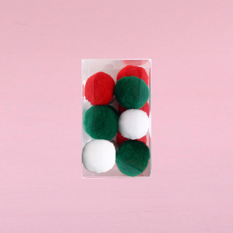 Macaron Plush Cat Toy Ball - Silent, Elastic, Self-Entertainment Teasing Toy for Pets