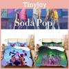 Kpop Demon Hunters Digital Print Duvet Cover Pillowcase Set Bedding Bedroom