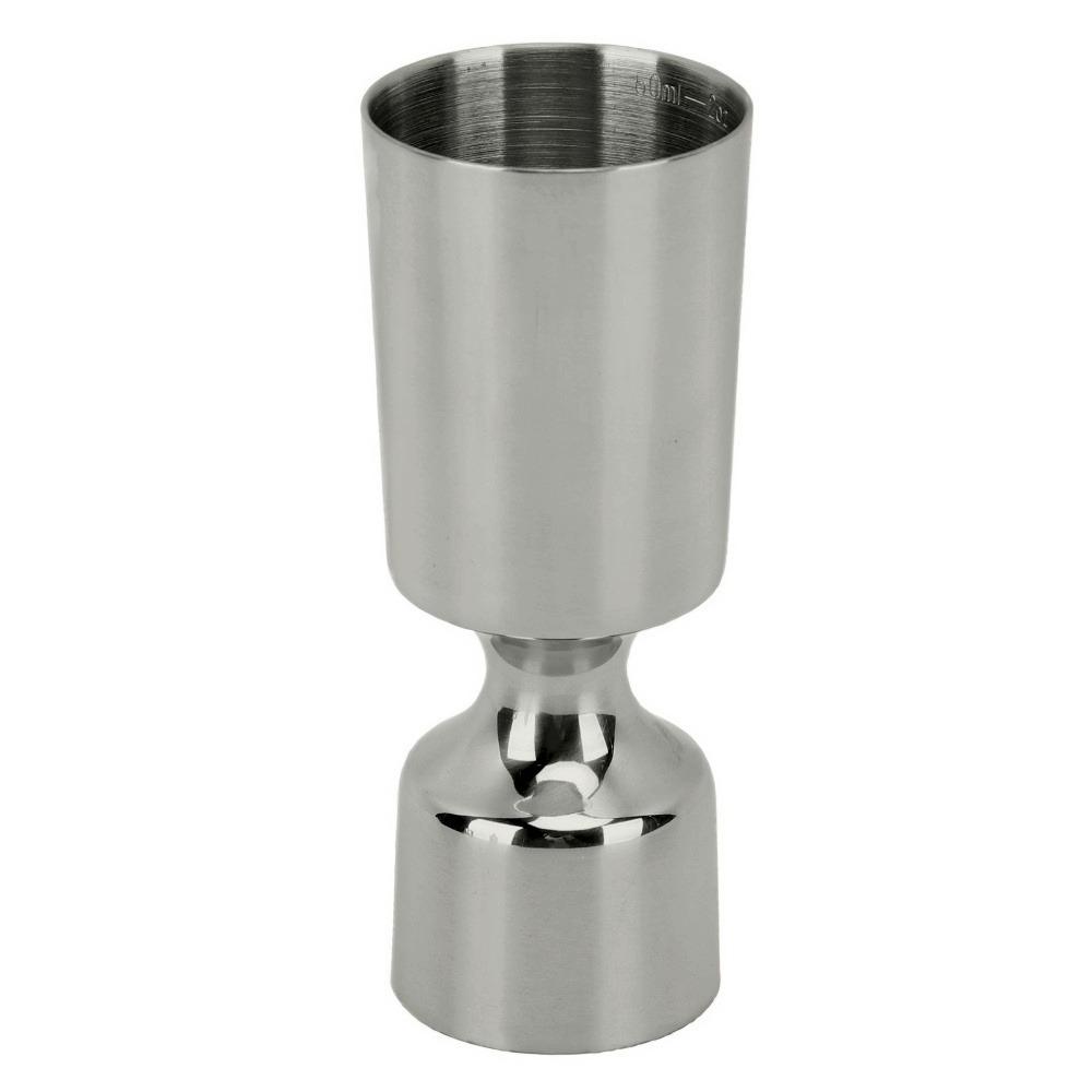 Clear Scale Double Head Measuring Cup 304 Stainless Steel Bar Tool Pourer  Bartending