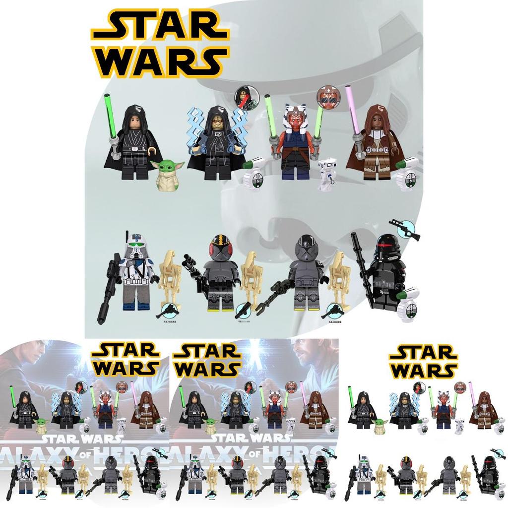 Giocattolo per Bambini Tv6105 Star Wars Luke Skywalker Palpatine Legione Comando Assemblaggio Blocchi da Costruzione Figura Maschera