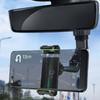 Espelho Retrovisor com Suporte de Telefone - Montagem Rotativa 360° Universal para Todos os Smartphones (GPS)