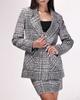Women's Suit Espiga 238288 36 Black and White (jacket, Skirt)