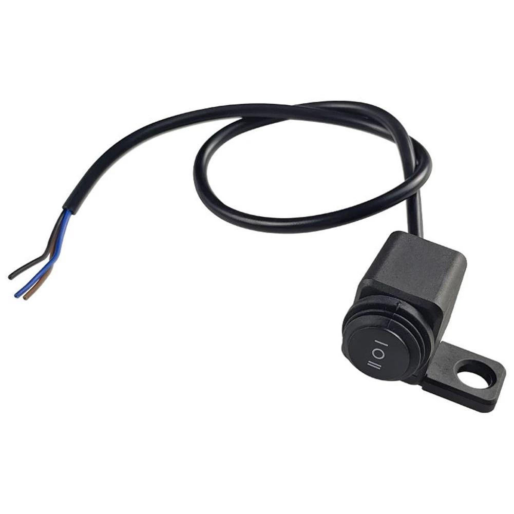 Motorcycle Signal Lights Switches ON-OFF-ON Button Switches Rearview Mirror Multi-Function Switches Left Or Right Universal