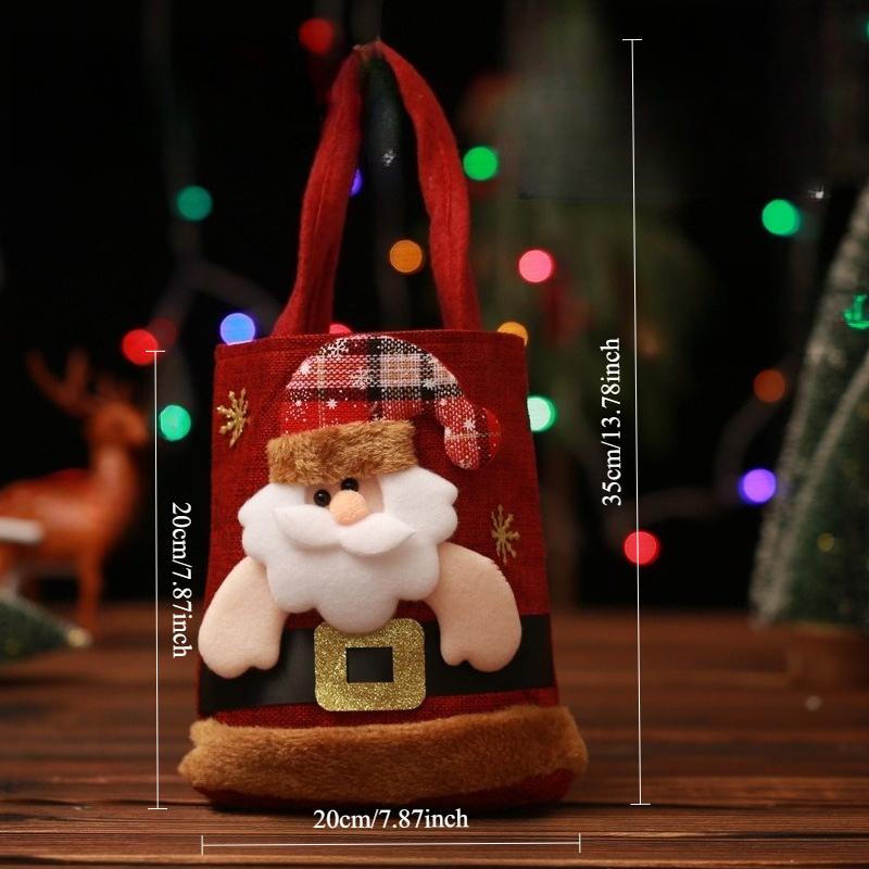 Christmas Handbag Christmas Decorations Santa Claus Candy Bag Snowman Deer Gift Bag Children's Gift Bag