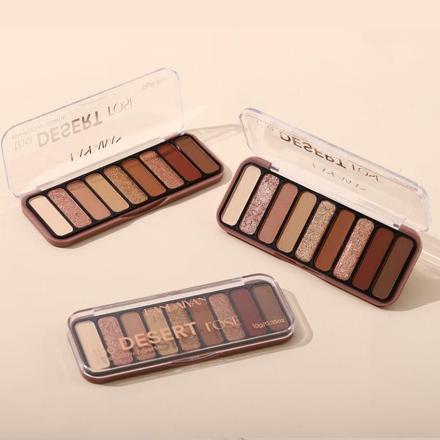 HANDAIYAN - Палетка теней для век из 9 цветов  Роза пустыни