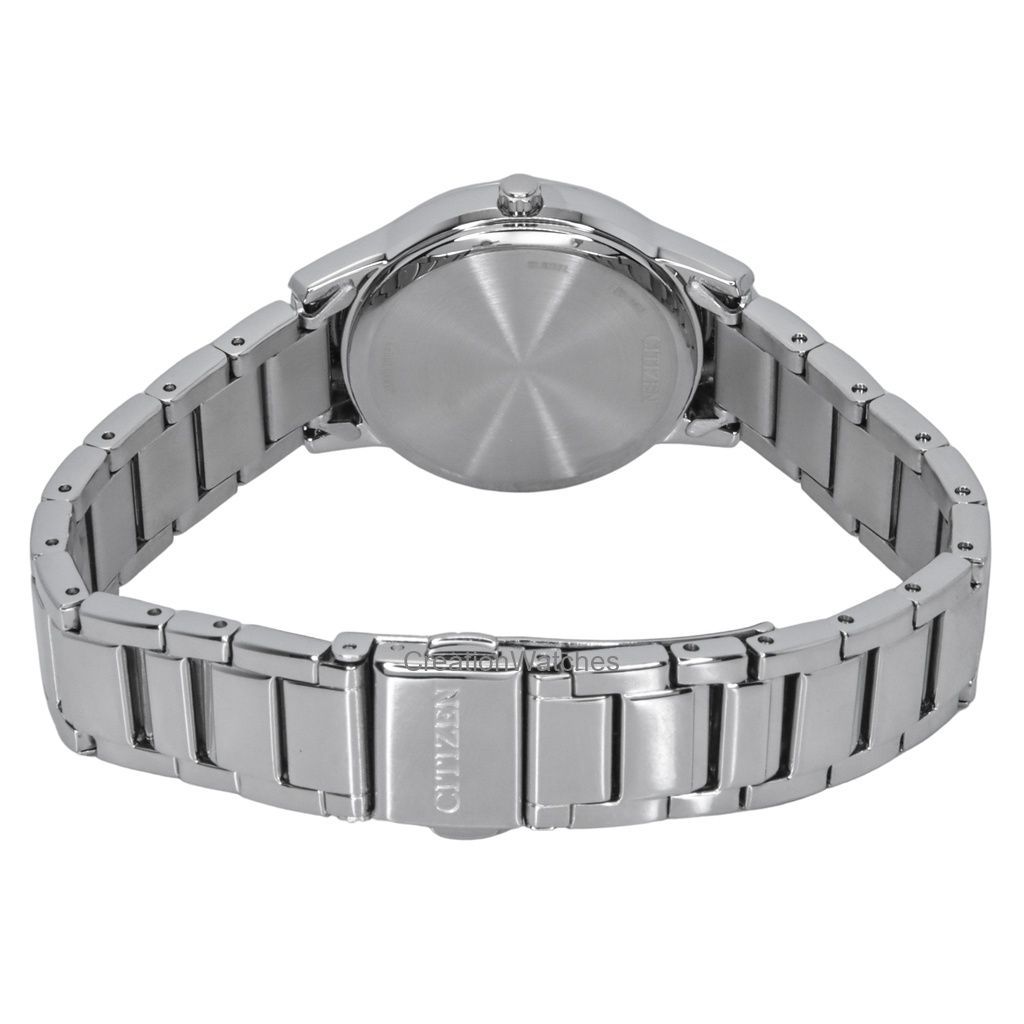 Citizen Elegance Stainless Steel Light Blue Dial Eco-Drive FE1241-71L Women's Watch