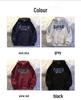 Men's Retro Plus Velvet Oversized Hoodie for Autumn/Winter