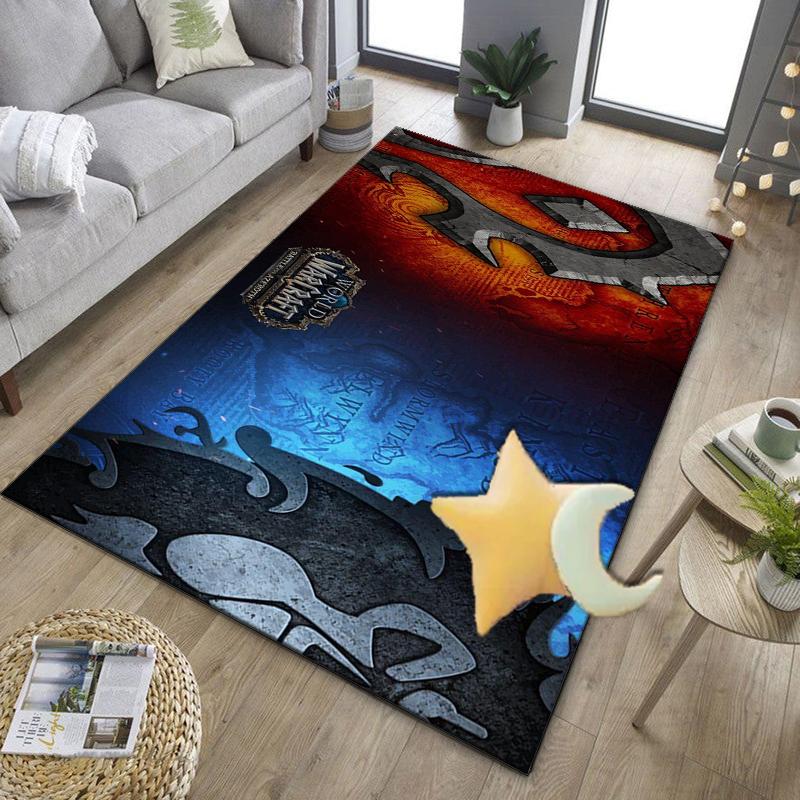 Warcraft Game Office Rug Chair Mat, Game Carpet, Suitable for Front Door, Bedroom, Living Room, Desk, Holiday Gift