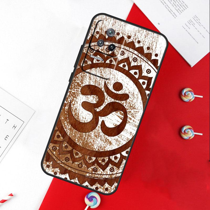 Yoga Om Hindu Symbol Cover For Xiaomi 13T 11T 12T 14T Pro 13 14 15 Ultra POCO X7 Pro X3 X5 X6 F5 F6 M6 Pro Case