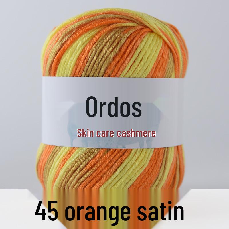 Genuine Baby Cashmere Yarn: Hand-Knitted Scarf for Infants & Toddlers, Medium Thick Milk Cotton for Crochet.