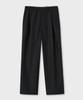 NONBLANK Single-Pleat Wide Fit Jersey Slacks_Dark Grey