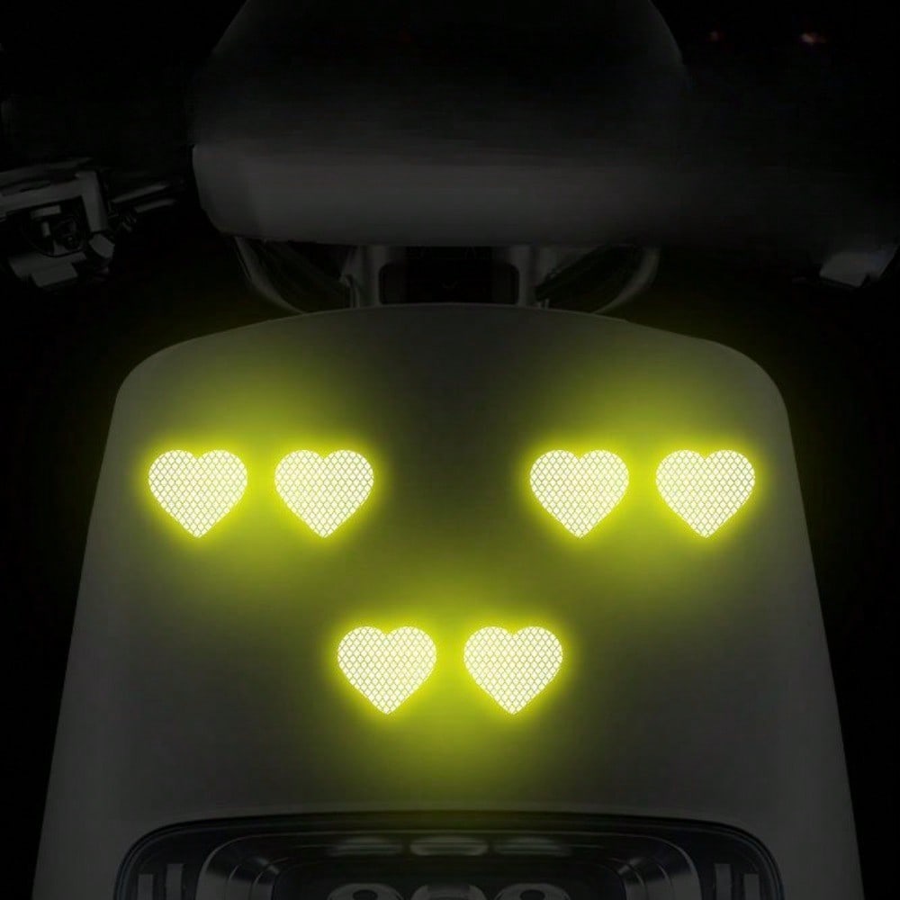 5Pcs Reflective Stickers Car Reflective Strips Night Warning Truck Reflective Stickers  Creative Stickers