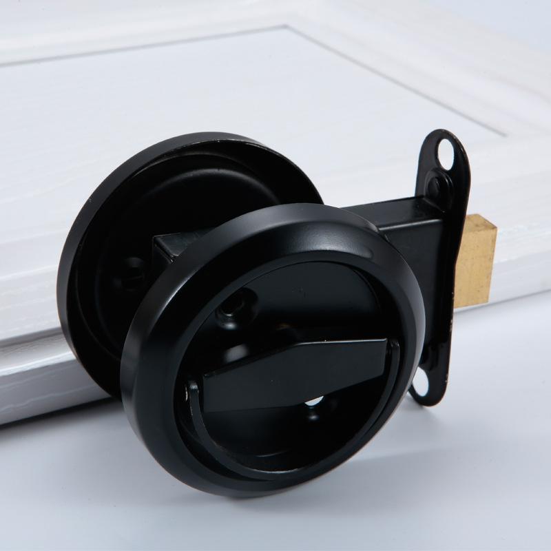 Wholesale Hidden Lock 304 Stainless Steel Single and Double-sided Sliding Door Invisible Pull Ring Concealed Embedded Handle
