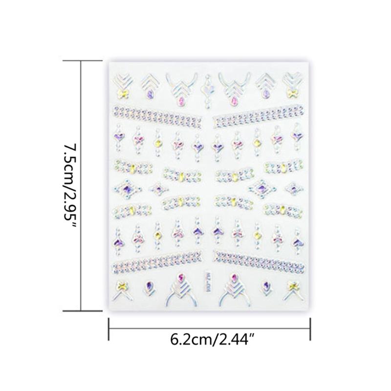 3D Geprägte Nail Art Aufkleber Bunte Blumen Nagelabziehbilder Selbstklebende Nageldesign Aufkleber für Nagelkunst Dekorationen