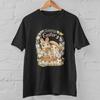 Happy Easter Bunny Shirt Vintage Floral Cute Spring Graphic Tee S-5XL Cotton