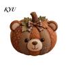 Stuffed Pumpkin Making Kit Animal Patchwork Kit, DIY Fox Cat Owl Sewing Weekend Art Activities Cute Craft for Adults, Home Fall Decoration Handmade