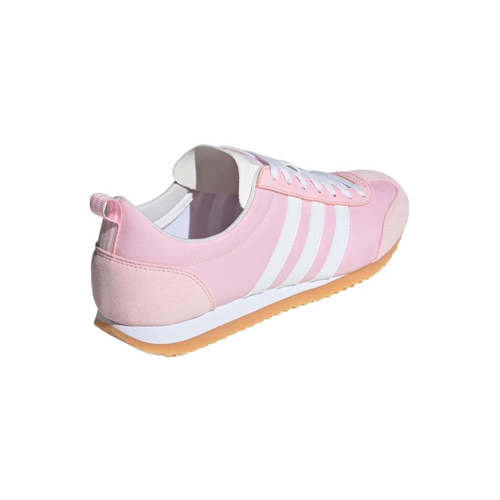 Adidas Vs Jog 2.0 Comfortable Durable Low-Top Casual Shoes Unisex Casual Shoes Pink White JR4650