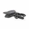 Fibbia in ottone con testa d'aquila EDC Outdoor fai da te Braccialetti di sopravvivenza in paracord intrecciato Forniture Accessori Corda per ombrello retrò Cordino perline