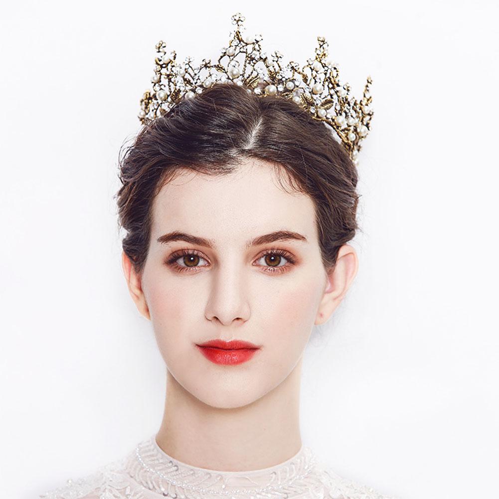 Bridal Jewelry Classic Elegant Charming Rhinestone Circle Crown Headwear
