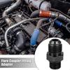 X AUTOHAUX 6AN Male To M12 X 1.5mm Male Metric Thread Fitting Adapter Flare