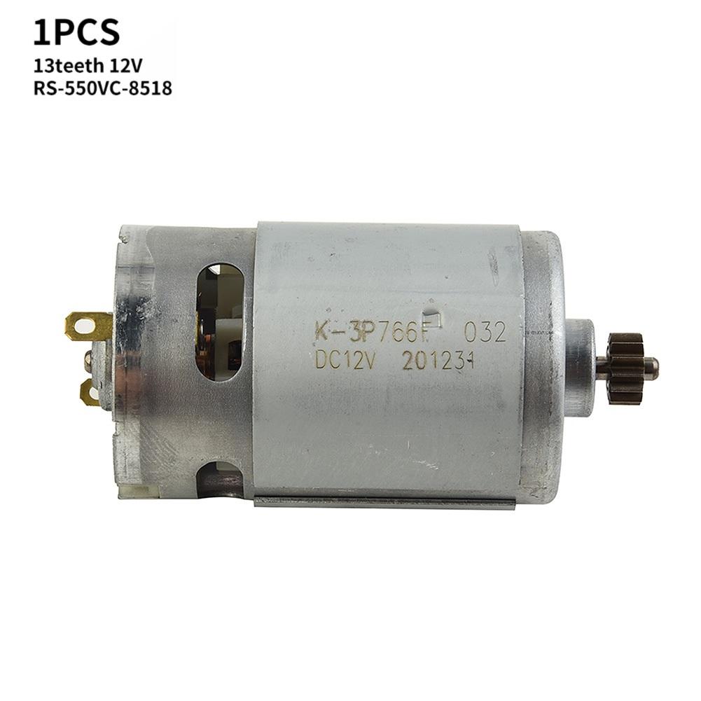 Zubehör 12V 13 Zähne Motor Metall RS-550VC-8518 Motor Ersetzt Werkzeuge Hohe Zuverlässigkeit 12V RS-550VC-8518 Motor Für BOSCH