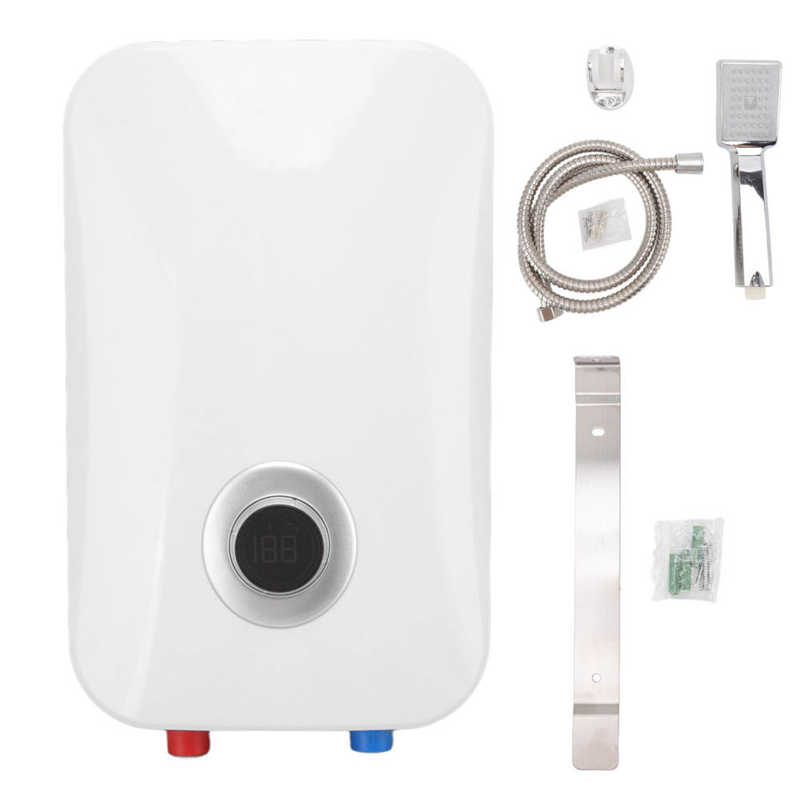 Tankless Water Heater with Shower Kit 7500W 240V 6500W 220V Thermostat Induction Heater Electric Heaters Shower