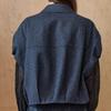 MAXZA Soft Volume Cap Sleeve Zip Up Vest Ze10qj021nh
