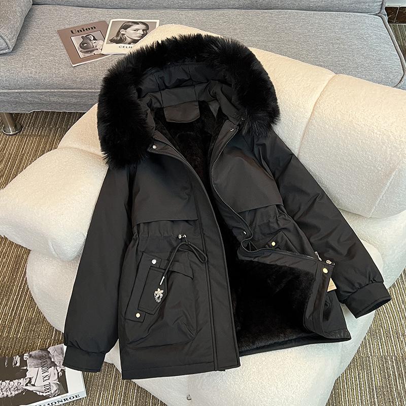 Cotton Padded Jacket, 2025 Winter New Style, Cotton Coat, Women's, Korean Version Medium To Long Length, Cotton Coat, Loose Jacket Cotton Jacket