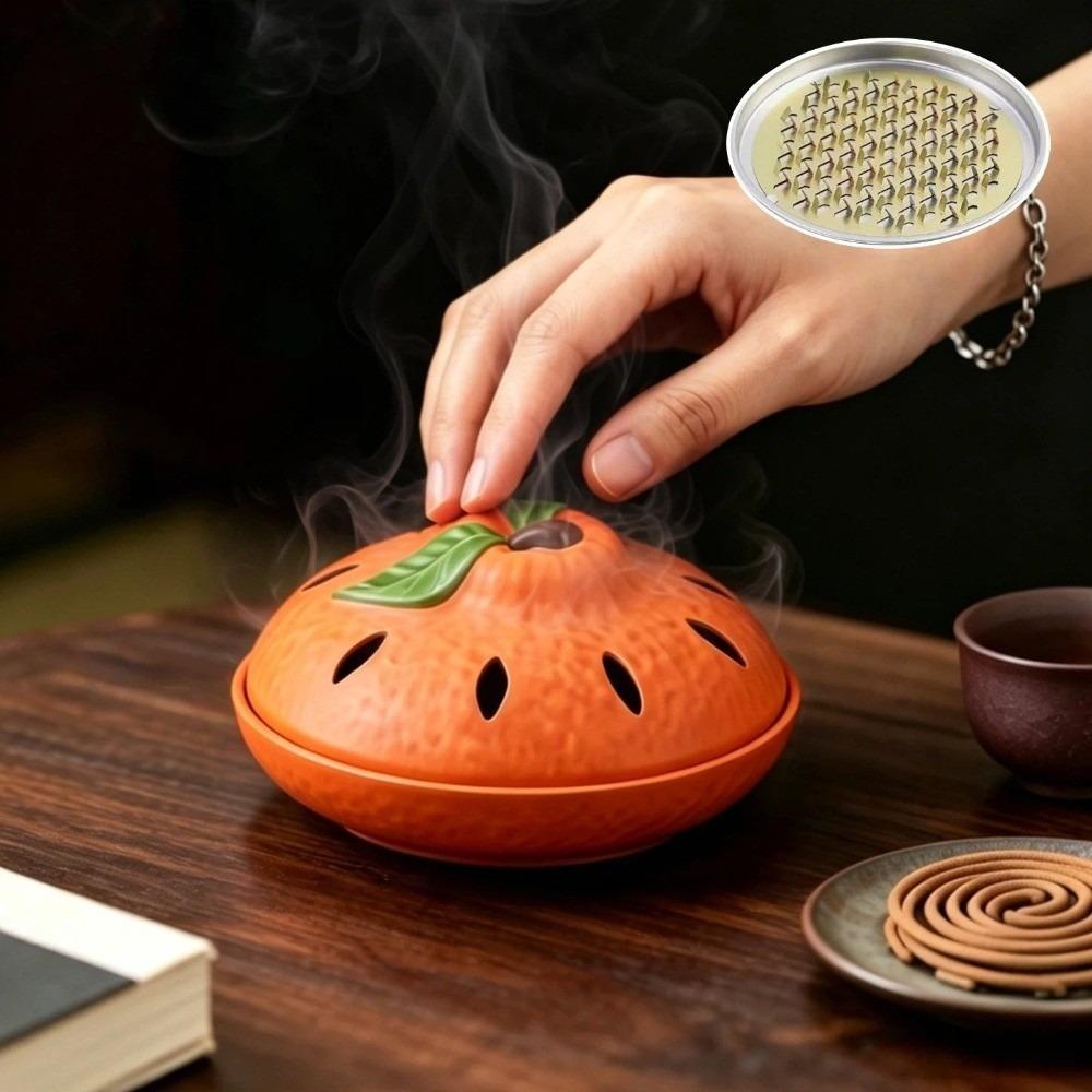 Elegant Mosquito Coil Tray Simple Incense Box Aromatherapy Burner  Desktop Decoration
