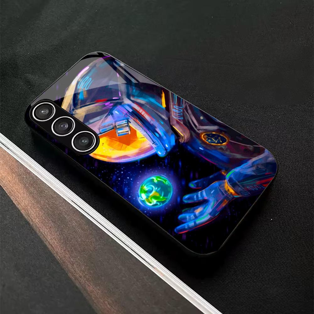 Protective Exquisite Luxury High-end PhoneCase Glass TPU PhoneCase for Samsung Galaxy S26 S25 S24 S23 S22 S21 FE,Ultra,Plus
