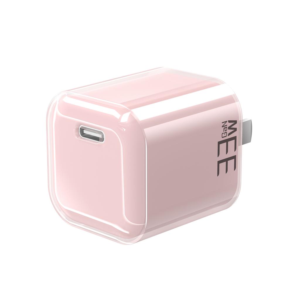 Transparent 30W Small Ice Charger 33W Gallium Nitride Fast Charging Suitable for Apple 16 Two-color Transparent Charging Head