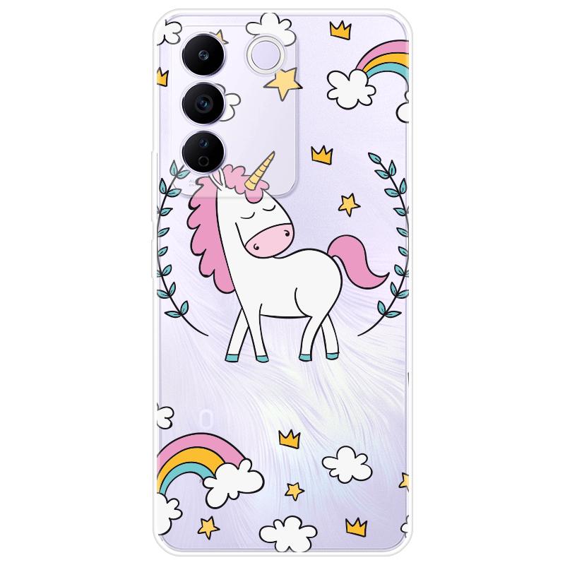 For Vivo V27e V 27e Case Soft Silicone Back Cover Cartoon Phone Case Diversification