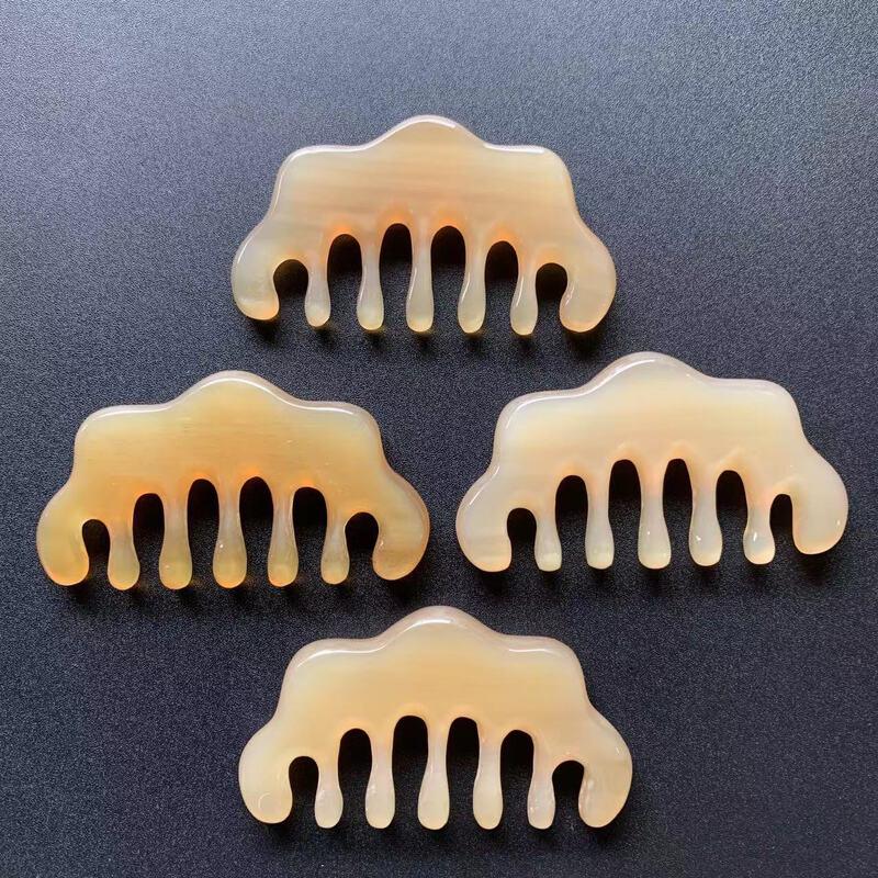Sheep Horn Wide-Tooth Head Massage Comb