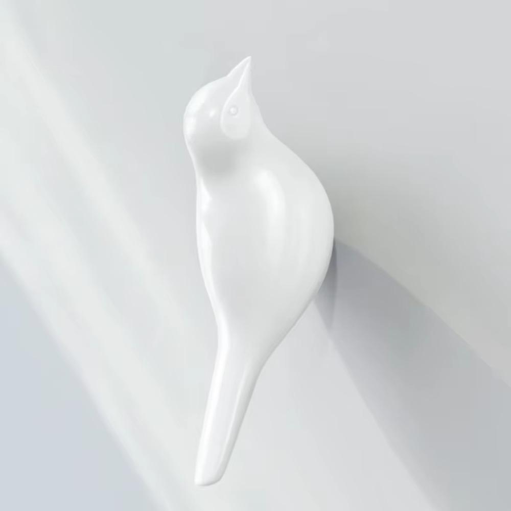 Modern 3D Creative Bird Wall Hook Cute Wall Hanger Bird Resin Wall Hook  Bathroom