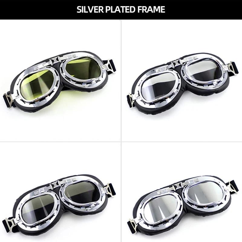 Universal Motorcycle Goggles for Harley Goggles Retro fashion Cool Motorcycle goggles skiing goggles motorcycle helmet Goggles