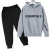 FEAR OF GOD Duplex Essentials Children's Suit Chest Hot Printing Children's Hoodie T