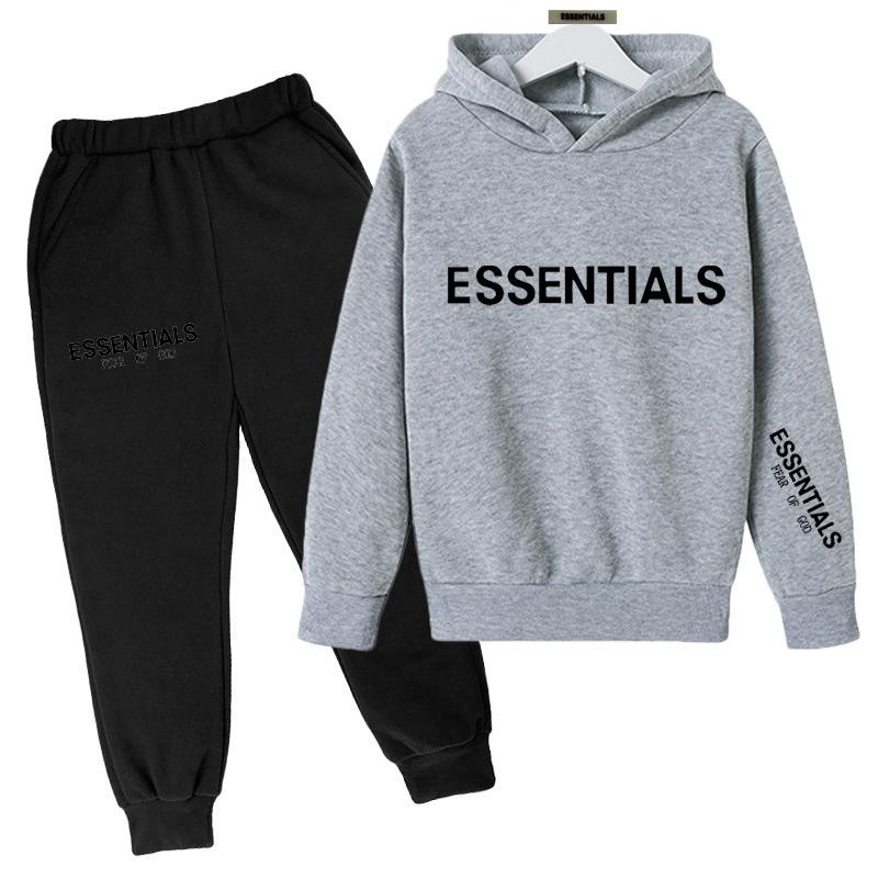 FEAR OF GOD Duplex Essentials Children's Suit Chest Hot Printing Children's Hoodie T