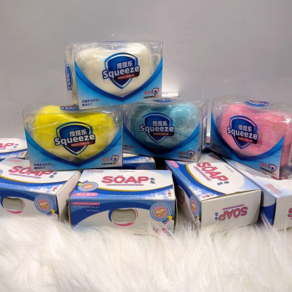 Simulation Soap Shaped Squishy Comfortable Touch Sensory Toy Slow Rising Squeeze Kids Adults