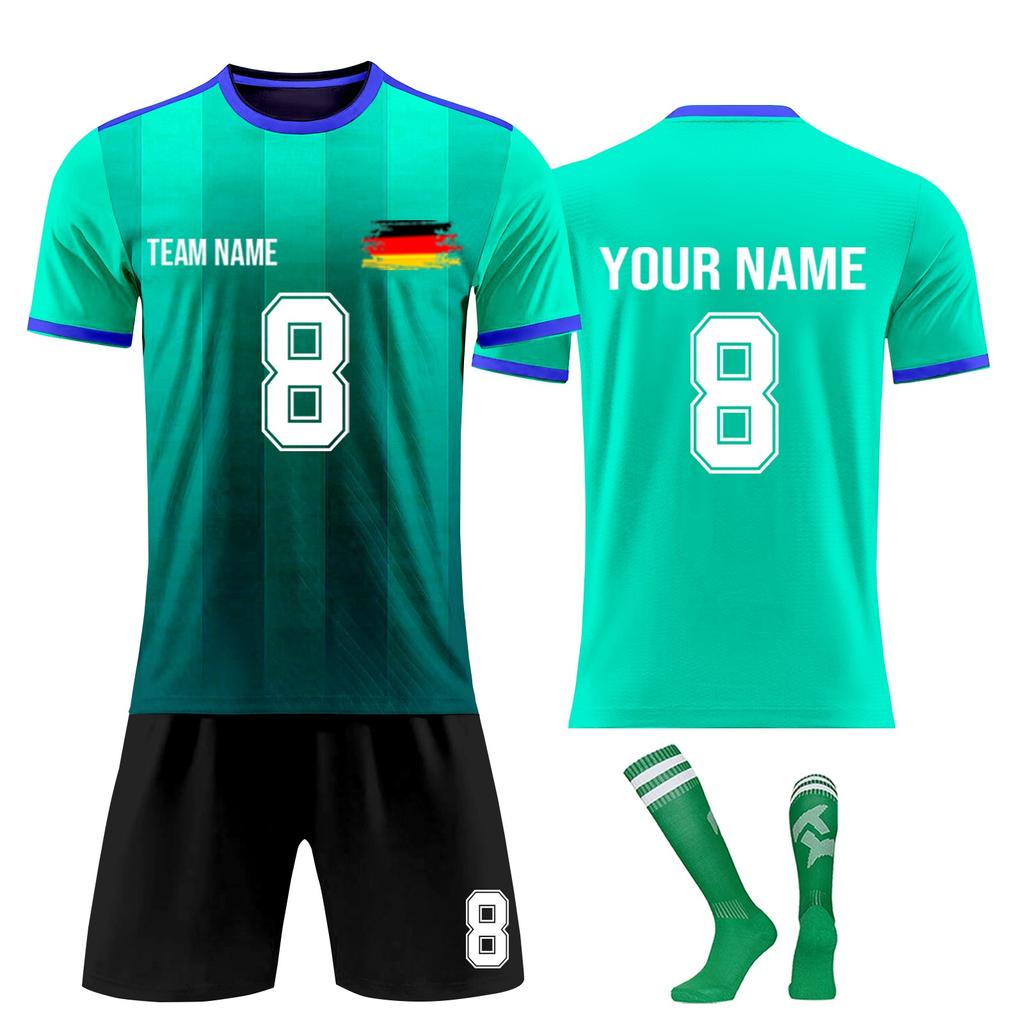 Personalised Shirts Kit Mens Girls With Name Number Custom Football Jerseys For Boys Training Suit