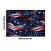 Wave Star Spangled Banner Meal Mat Independence Day Theme Table Mat American Patriotic Style Insulated Meal Mat
