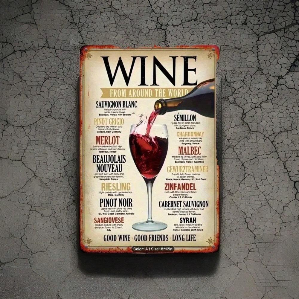Decorative Metal Wall Sign 20x30cm