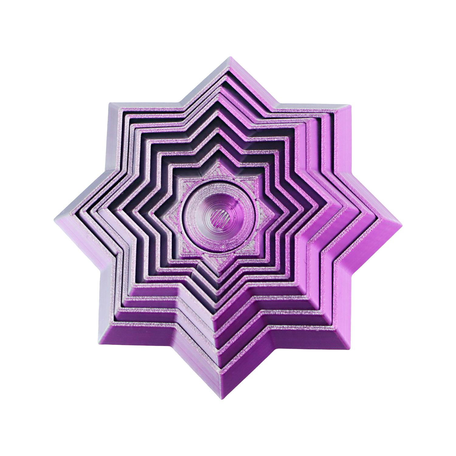 

3D Printing Relaxation Octagonal Star Spinning Music, Relaxation Model Plaything Gifts, Relaxation Small Gifts
